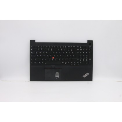 Lenovo 5M10W64600 Palmrest Top Case con tastiera, Sloveno, nero, Retroilluminazione, Senza lettore di impronte digitali