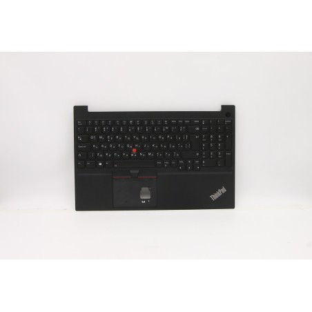 Lenovo 5M10W64608 Palmrest Top Case con tastiera, Bulgaro, nero, Retroilluminazione, Senza lettore di impronte digitali, UK