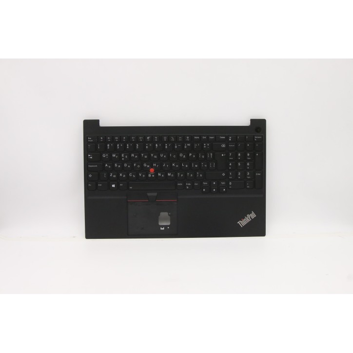 Lenovo 5M10W64608 Palmrest Top Case con tastiera, Bulgaro, nero, Retroilluminazione, Senza lettore di impronte digitali, UK