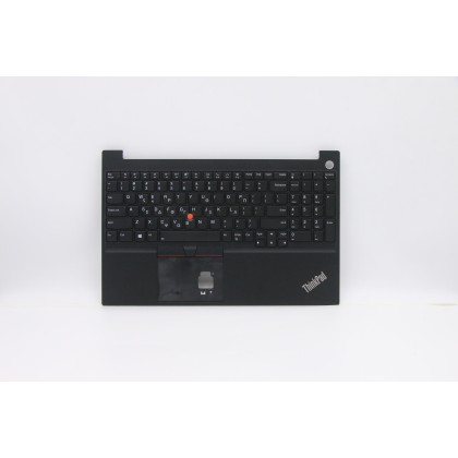 Lenovo 5M10W64626 Palmrest Top Case con tastiera, Greco, Nero, Retroilluminazione, Impronta digitale