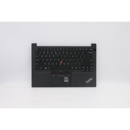 Lenovo 5M10W64658 Palmrest Top Case con tastiera, Inglese (Stati Uniti/Europa), Nero