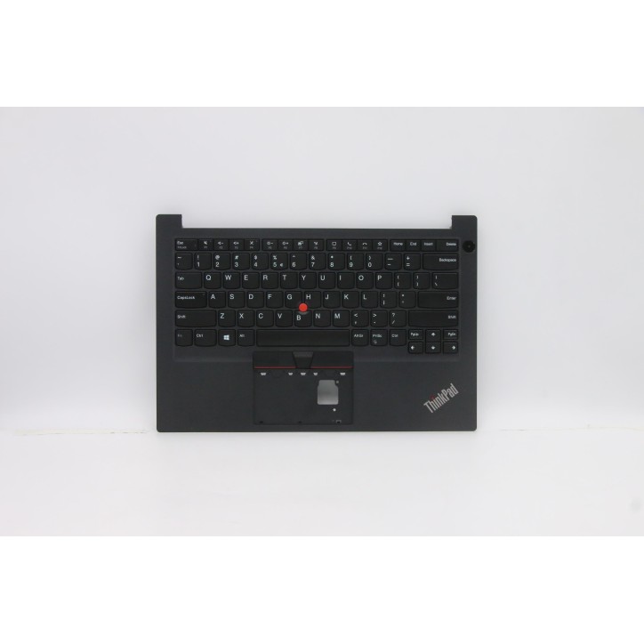 Lenovo 5M10W64658 Palmrest Top Case con tastiera, Inglese (Stati Uniti/Europa), Nero