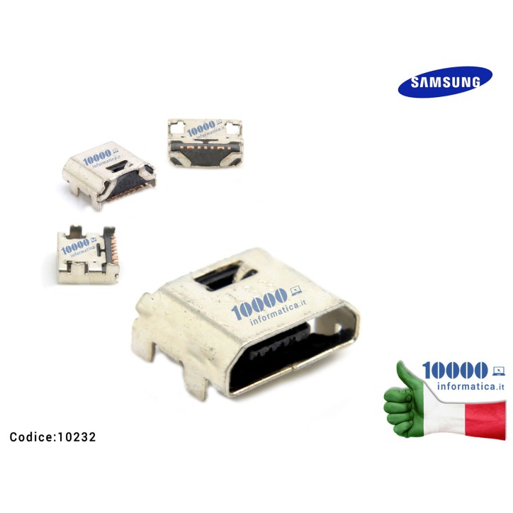 Connettore di Alimentazione micro USB DC Power Jack SAMSUNG Galaxy Tab 3 Lite 7'' SM-T110 SM-T111