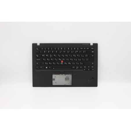 Lenovo 5M10W85914 Palmrest Top Case con tastiera, Bulgaro, Nero intenso, WWAN, UK