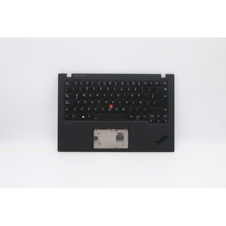 Lenovo 5M10W85932 Palmrest Top Case con tastiera, Spagnolo (America Latina), Nero intenso, WWAN