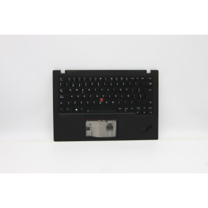 Lenovo 5M10W85938 Palmrest Top Case con tastiera, Spagnolo, Nero intenso, WWAN