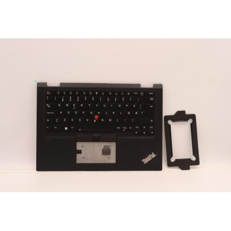Lenovo 5M10Y85794 Palmrest Top Case con tastiera, Norvegese, WWAN
