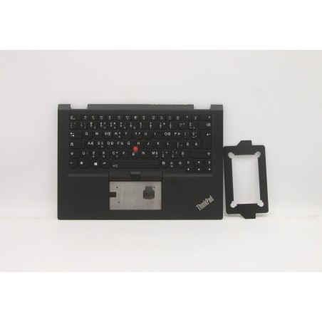 Lenovo 5M10Y85830 Palmrest Top Case con tastiera, Francese (Canada) Acnor, WWAN, UK