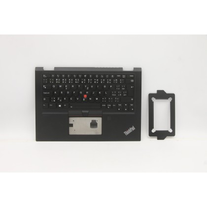 Lenovo 5M10Y85848 Palmrest Top Case con tastiera, Ceco/Slovacco, senza WWAN, UK