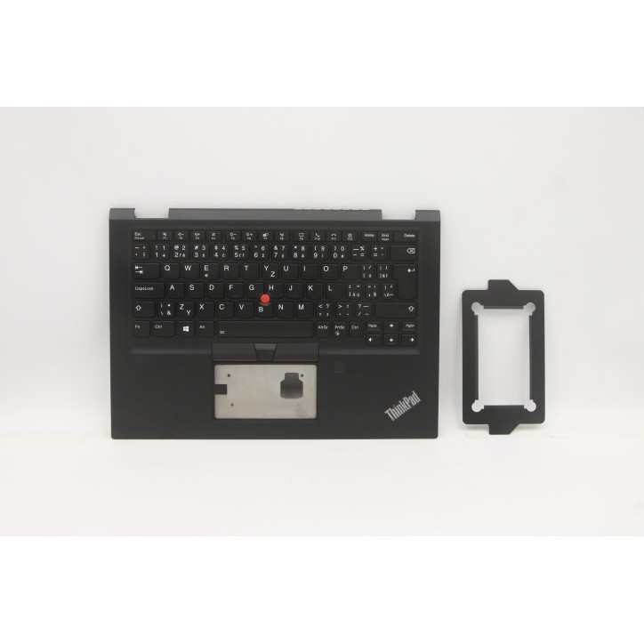 Lenovo 5M10Y85848 Palmrest Top Case con tastiera, Ceco/Slovacco, senza WWAN, UK