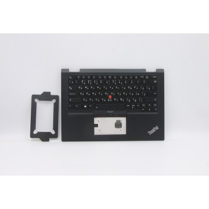 Lenovo 5M10Y85870 Palmrest Top Case con tastiera, Russo, Senza WWAN