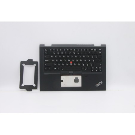Lenovo 5M10Y85870 Palmrest Top Case con tastiera, Russo, Senza WWAN