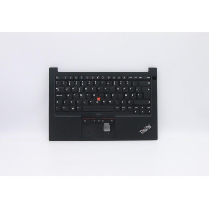 Lenovo 5M10Z27273 Palmrest Top Case con tastiera, Norvegese, Nero