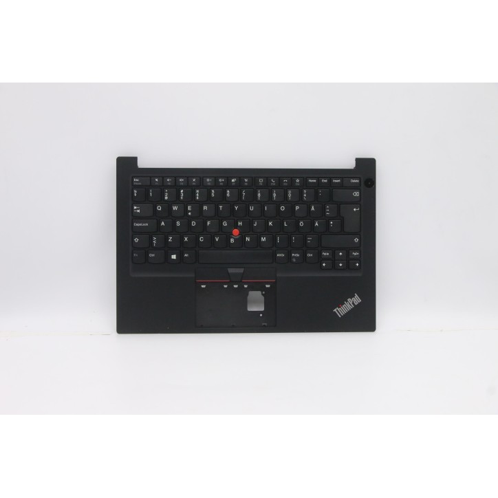 Lenovo 5M10Z27278 Palmrest Top Case con tastiera, Svedese/finlandese, Nero