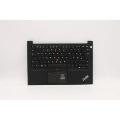 Lenovo 5M10Z27304 Palmrest Top Case con tastiera, Ungherese, nero, Lettore di impronte digitali