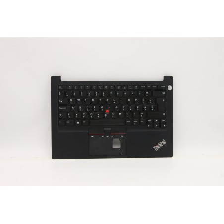 Lenovo 5M10Z27304 Palmrest Top Case con tastiera, Ungherese, nero, Lettore di impronte digitali