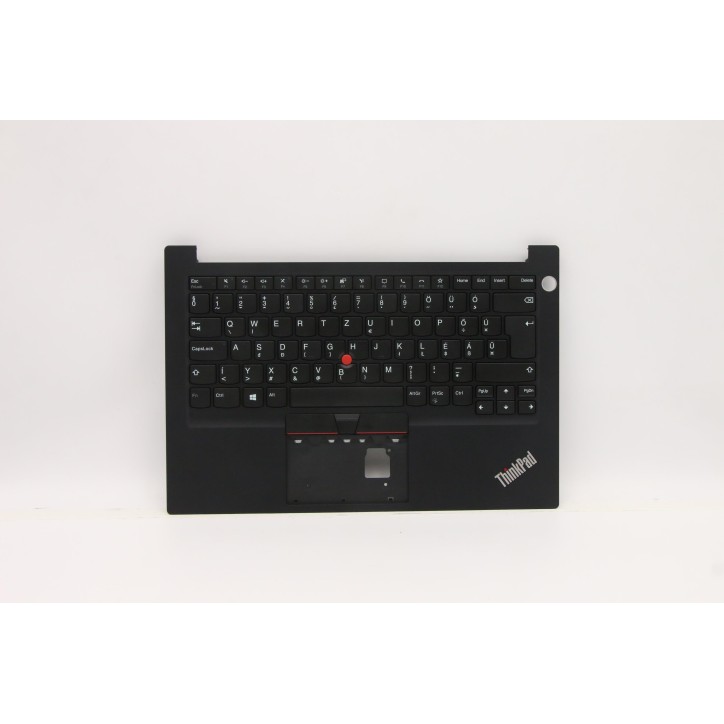 Lenovo 5M10Z27304 Palmrest Top Case con tastiera, Ungherese, nero, Lettore di impronte digitali