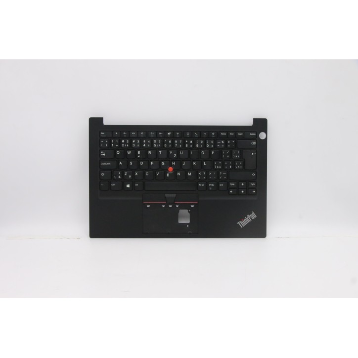 Lenovo 5M10Z27310 Palmrest Top Case con tastiera, Ceco/Slovacco, nero, Lettore di impronte digitali, UK
