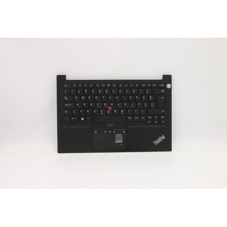 Lenovo 5M10Z27311 Palmrest Top Case con tastiera, Sloveno, nero, Lettore di impronte digitali