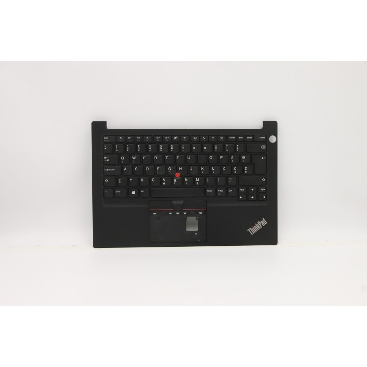 Lenovo 5M10Z27311 Palmrest Top Case con tastiera, Sloveno, nero, Lettore di impronte digitali