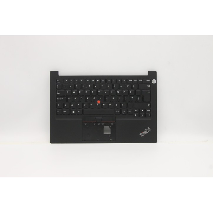 Lenovo 5M10Z27316 Palmrest Top Case con tastiera, Inglese Regno Unito, Nero, Impronta digitale
