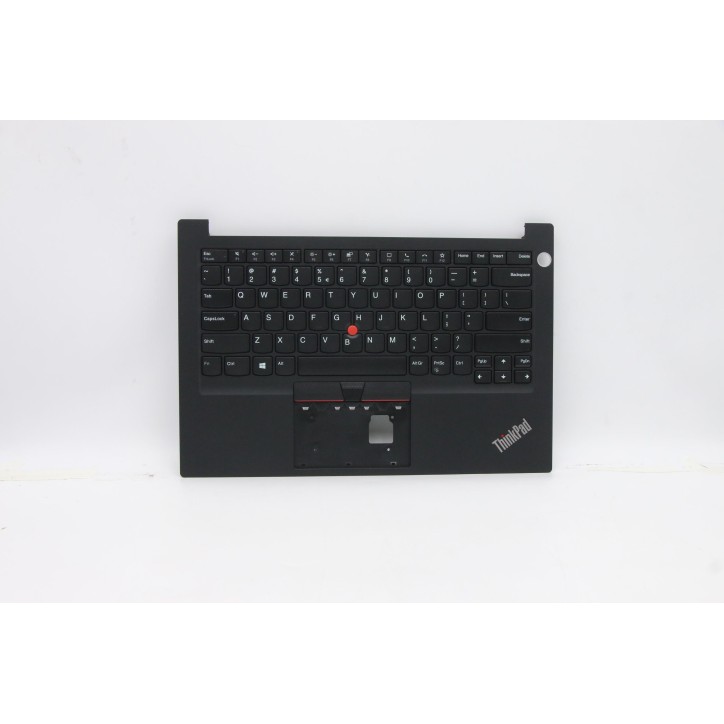 Lenovo 5M10Z27317 Palmrest Top Case con tastiera, Inglese (Stati Uniti/Europa), Nero, Impronta digitale