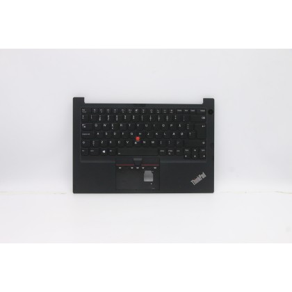 Lenovo 5M10Z27333 Palmrest Top Case con tastiera, Danese, nero, Retroilluminazione, Senza lettore di impronte digitali, UK