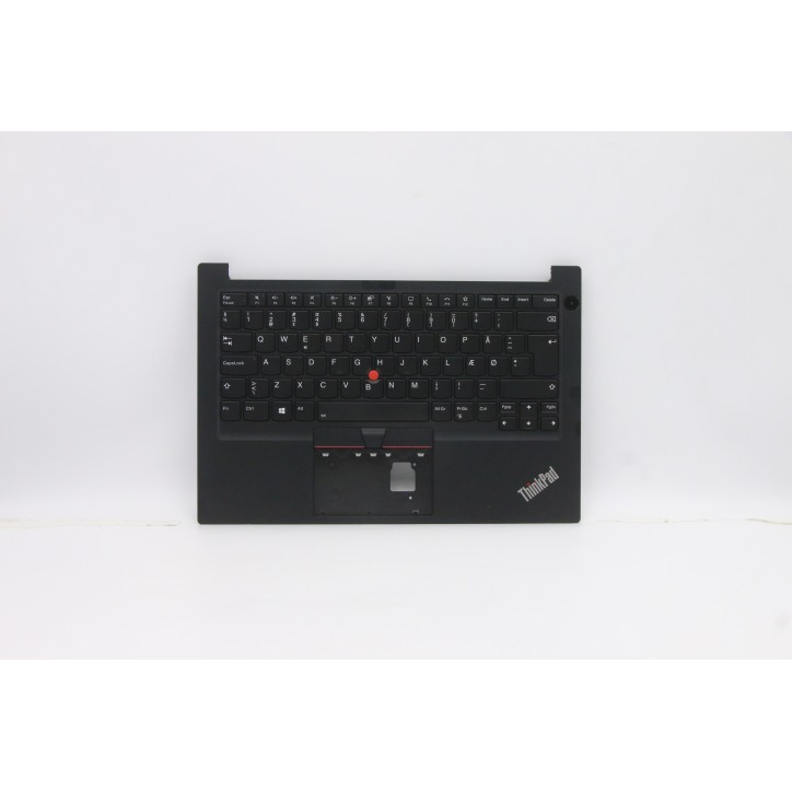 Lenovo 5M10Z27333 Palmrest Top Case con tastiera, Danese, nero, Retroilluminazione, Senza lettore di impronte digitali, UK