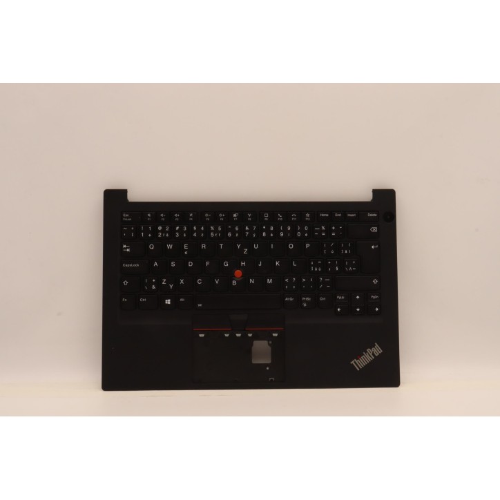 Lenovo 5M10Z27344 Palmrest Top Case con tastiera, Ceco/Slovacco, nero, Retroilluminazione, Senza lettore di impronte digitali, U