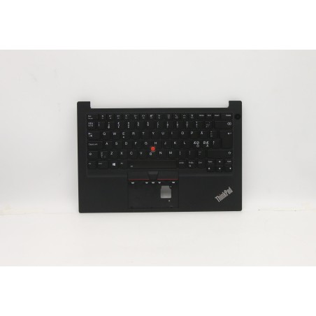 Lenovo 5M10Z27347 Palmrest Top Case con tastiera, Europa del Nord, Nero, Retroilluminazione