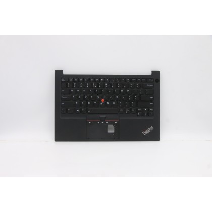 Lenovo 5M10Z27351 Palmrest Top Case con tastiera, Inglese (Stati Uniti/Europa), nero, Retroilluminazione, Senza lettore di impro