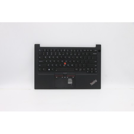 Lenovo 5M10Z27351 Palmrest Top Case con tastiera, Inglese (Stati Uniti/Europa), nero, Retroilluminazione, Senza lettore di impro