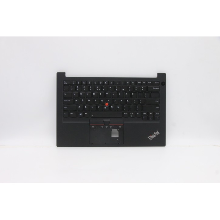 Lenovo 5M10Z27351 Palmrest Top Case con tastiera, Inglese (Stati Uniti/Europa), nero, Retroilluminazione, Senza lettore di impro