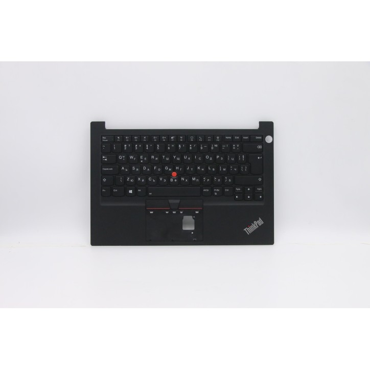 Lenovo 5M10Z27387 Palmrest Top Case con tastiera, Bulgaro, nero, Retroilluminazione, Lettore di impronte digitali, UK