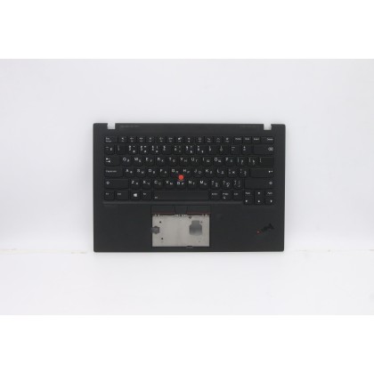 Lenovo 5M10Z27485 Palmrest Top Case con tastiera, Russo, Nero intenso, WLAN