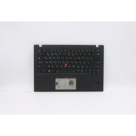 Lenovo 5M10Z27485 Palmrest Top Case con tastiera, Russo, Nero intenso, WLAN