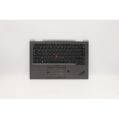 Lenovo 5M10Z37075 Palmrest Top Case con tastiera, Bulgaro, grigio ferro, WLAN, UK