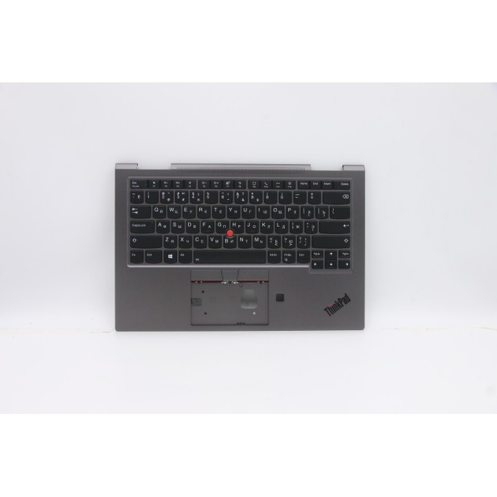 Lenovo 5M10Z37118 Palmrest Top Case con tastiera, Russo, Grigio ferro, WLAN