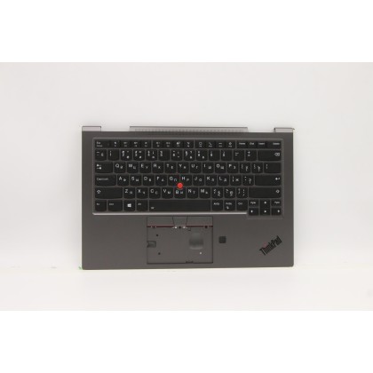 Lenovo 5M10Z37119 Palmrest Top Case con tastiera, Russo, Grigio ferro, WLAN