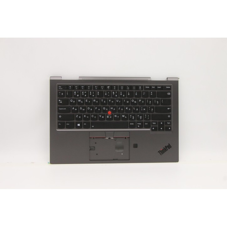 Lenovo 5M10Z37119 Palmrest Top Case con tastiera, Russo, Grigio ferro, WLAN