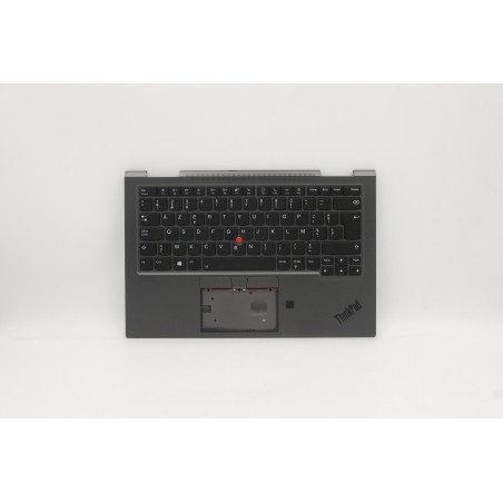 Lenovo 5M10Z37143 Palmrest Top Case con tastiera, Belga, grigio ferro, WWAN, UK