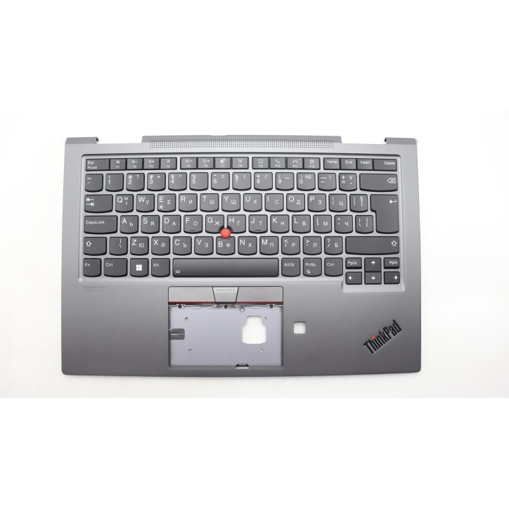 Lenovo 5M10Z37146 Palmrest Top Case con tastiera, Bulgaro, grigio ferro, WWAN, UK