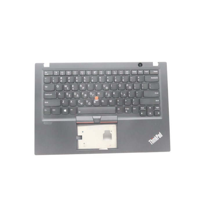 Lenovo 5M10Z41285 Palmrest Top Case con tastiera, Greco, Nero, Retroilluminazione