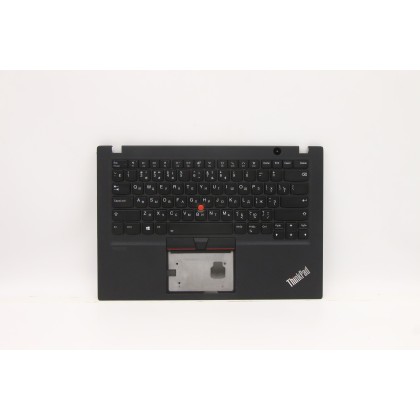 Lenovo 5M10Z41319 Palmrest Top Case con tastiera, Russo, Nero, Retroilluminazione