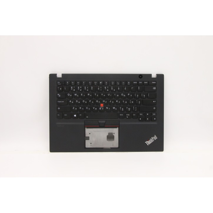 Lenovo 5M10Z41319 Palmrest Top Case con tastiera, Russo, Nero, Retroilluminazione