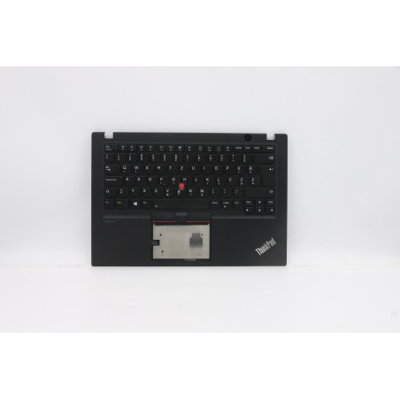Lenovo 5M10Z41322 Palmrest Top Case con tastiera, Sloveno, Nero, Retroilluminazione
