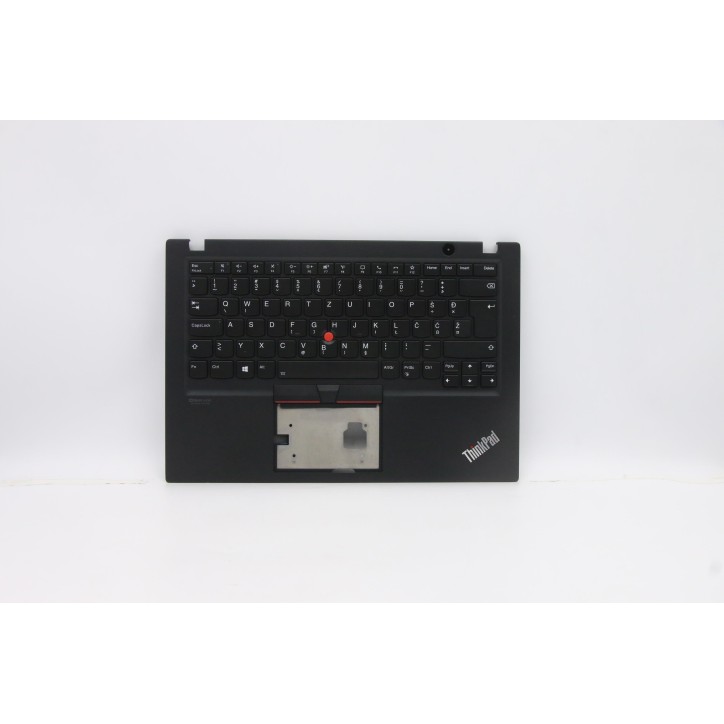 Lenovo 5M10Z41322 Palmrest Top Case con tastiera, Sloveno, Nero, Retroilluminazione