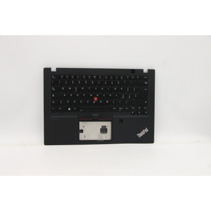 Lenovo 5M10Z41404 Palmrest Top Case con tastiera, Italiano, Nero, Retroilluminazione