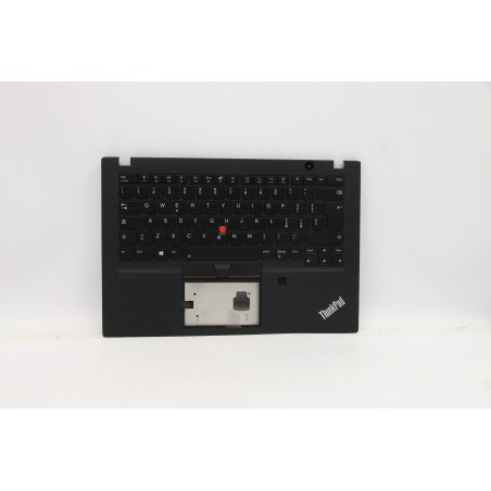 Lenovo 5M10Z41404 Palmrest Top Case con tastiera, Italiano, Nero, Retroilluminazione