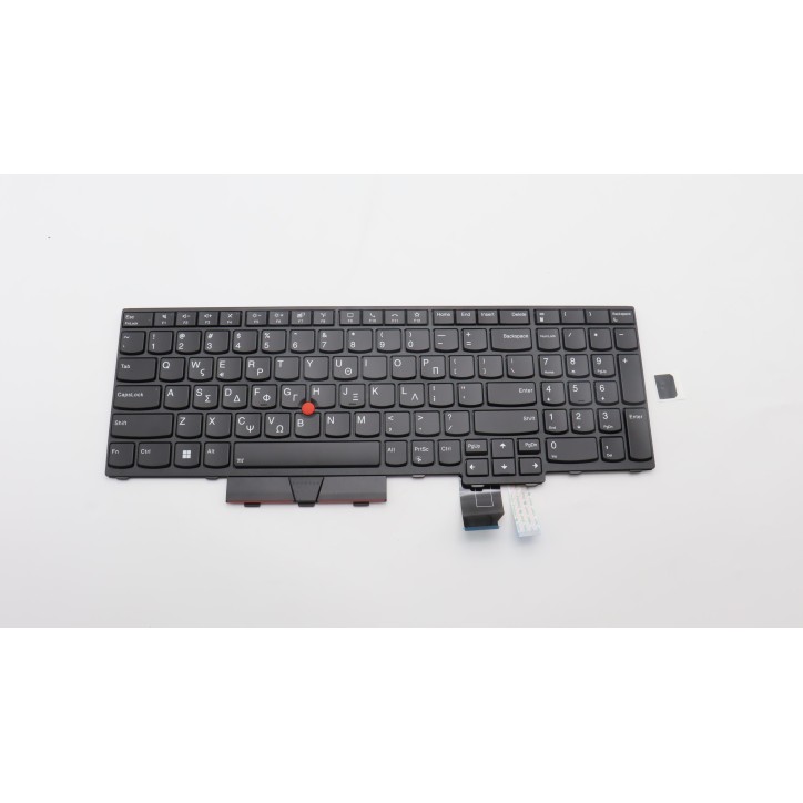 Lenovo 5M10Z54341 Tastiera interna, Greco, nero, Retroilluminazione, Con tastierino numerico